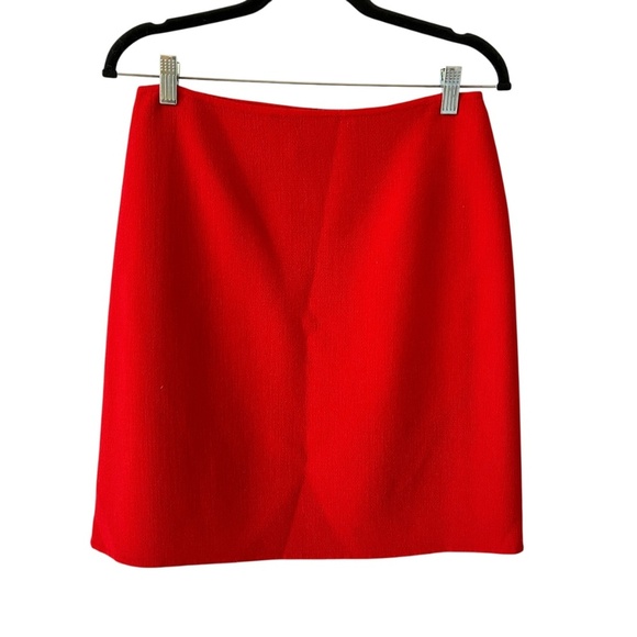 LINDA ALLARD ELLEN TRACY SKIRT 4 PETITE 100% WOOL TRUE WRAP PENCIL CAREER VTG - Picture 5 of 12